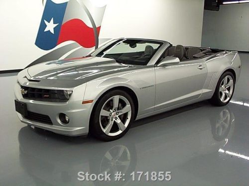 2011 chevy camaro 2ss convertible leather hud 20&#039;s 39k texas direct auto