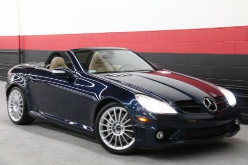 2007 mercedes benz slk55amg navigation air scarf heated seats  new tires wow!!!!