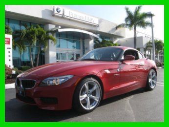 11 certified melbourne red z-4 sdrive 30i manual:6-speed convertible *low miles