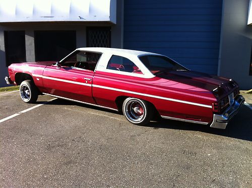 1975 CHEVROLET CAPRICE CLASSIC IMPALA SS GLASS HOUSE LOWRIDER HYDRAULICS 74...