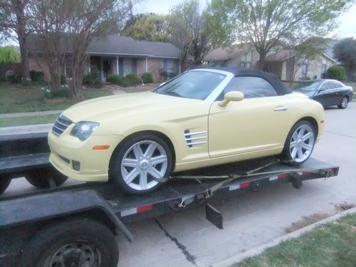 2007 chrysler crossfire limited convertible roadster leather heat seats 55k nr!