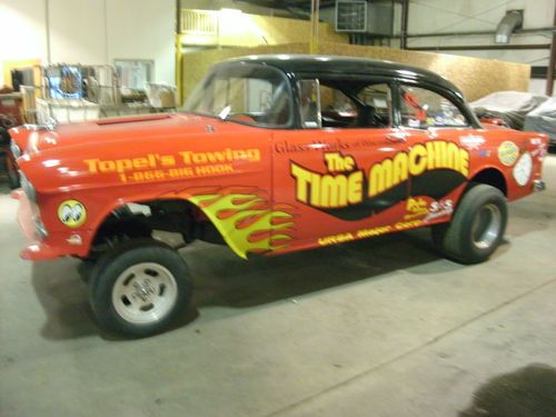 1955 chevrolet 2 door strait axle gasser all new less motor and trans old school