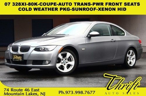 07 328xi-80k-coupe-auto trans-pwr front seats-cold weather pkg-sunroof-xenon hid