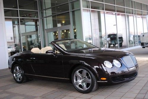 Bentley continental gt convertible super low miles free shipping usa 2008 2009