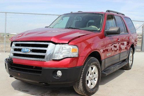 2007 ford expedition xlt 4wd damaged salvage runs! loaded priced to sell l@@k!!