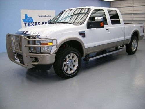 We finance!!!  2009 ford f-250 king ranch 4x4 diesel sync rcamera 20 rims tow!!