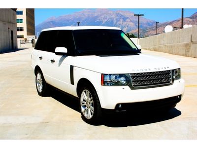 2010 land rover range rover lux edition low miles nav white 20" wheels nice !!!!