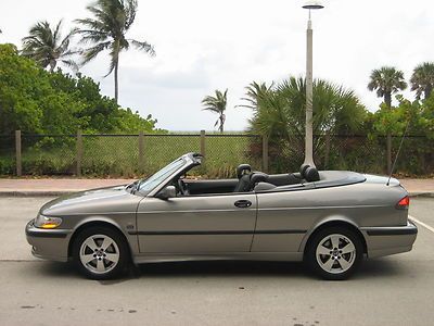 2002 saab 9-3 se convertible only 60k mile non smoker clean must sell no reserve