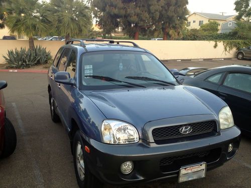 2002 hyundai santa fe gls sport utility 5-door 2.7l