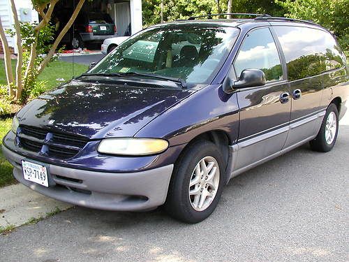 1998 dodge grand caravan, le, mini passenger van 4-door 3.3l, midnight blue