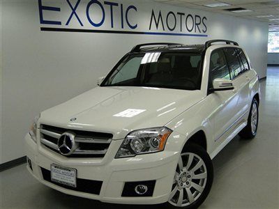 2012 mercedes glk350!! white/beige! nav moonroof warranty 1-owner 18"whls!!