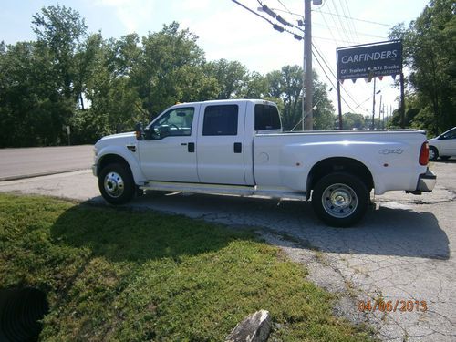 2008 f450 crew cab dually lariat diesel 1400 miles on factopry replaced engine