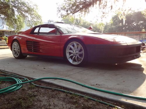 Ferrari testarossa project. complete including clean/clear florida title