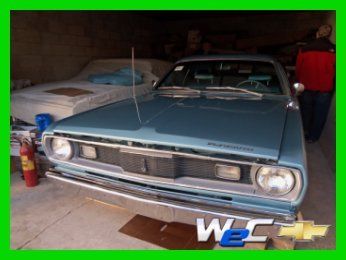 340 duster*automatic*rotisserie restoration just completed*ice blue poly