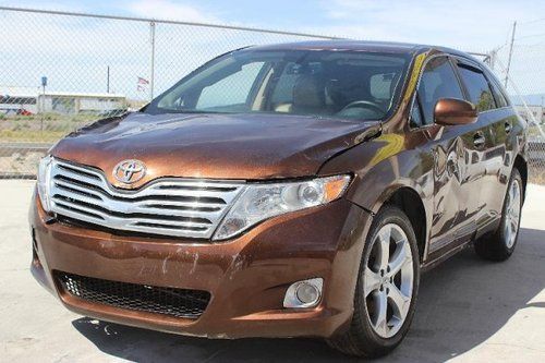 2009 toyota venza awd salvage repairable rebuilder only 93k miles runs!!