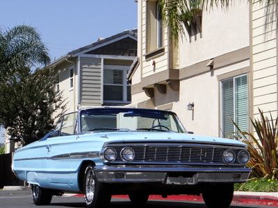 1964 ford galaxie 500 rare convertible 390 v8 with a/c hard find classic mustang