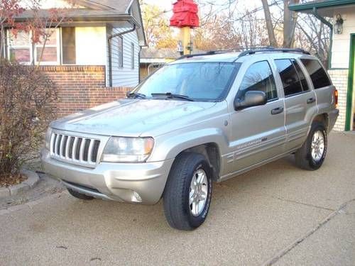 2004 jeep grand cherokee special edition, gold, leather, moon roof, non smoking