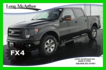 2013 fx4 crew cab 4x4 heated/cooled leather 5.0 v8 trailer brake msrp $47,395