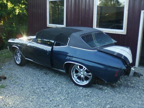 Sell used 1970 chevy chevelle malibu project 350 cowl hood ...