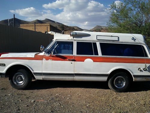 72 chevy suburban ambulance (cochise county)
