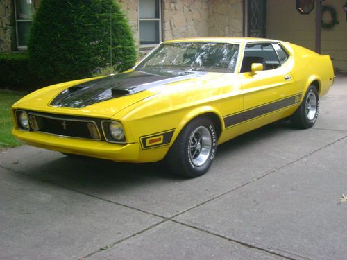1973 mustang mach 1 sportsroof v8 351 cleveland c-6 automatic