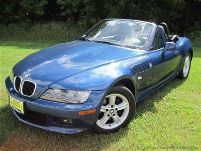 2002 bmw z3 roadster convertible with low low miles