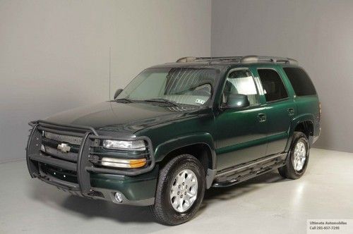 2003 chevrolet tahoe z71 4x4 dvd 85k miles leather heated seats bose cd alloys!