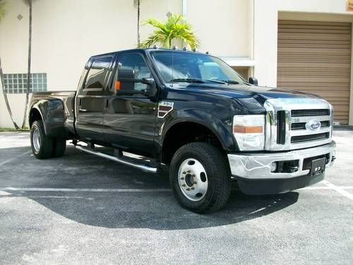 2008 ford f350 diesel dually 4x4 crew cab long bed no reserve