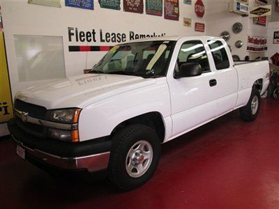 No reserve 2003 chevrolet silverado 1500 extended cab 4x4, 1 gov't owner