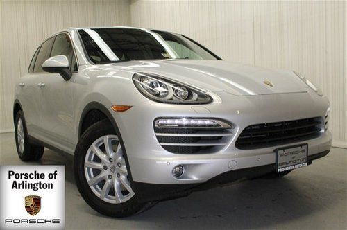 Cayenne v6 silver navi leather moon roof xenon one owner memory seats low miles