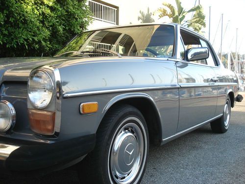 1974 mercedes benz 280 c  coupe 2 door classic low miles clean  california car