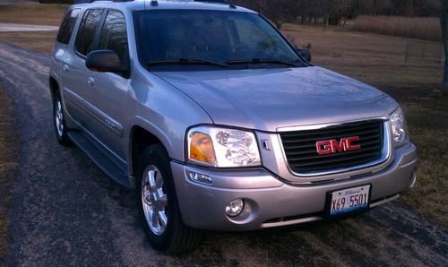 2005 gmc envoy xl slt 4-dr 4wd 5.3l leather, power, tow package, dvd, new tires