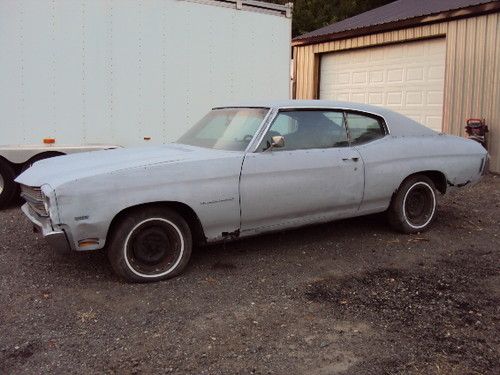 1970 chevrolet chevelle malibu 2 door hardtop - no reserve project car