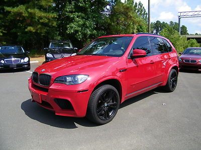 2011 bmw x5m 555hp melbourne red black leather turbo v8 awd idrive nav warranty