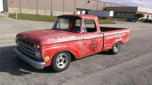 1965 ford f100 short bed rat rod pickup,428 engine,c6 auto trans, drive anywhere