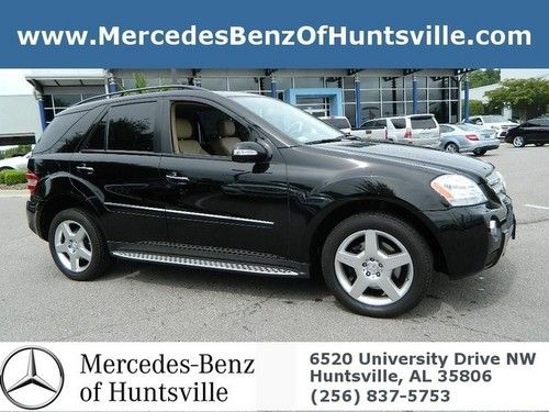 Ml550 4matic 4wd black tan leather low miles finance