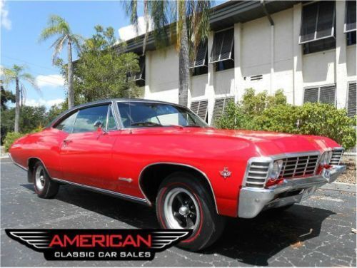 No reserve 1967 chevrolet impala ss 350 v-8 factory a/c restored and road ready