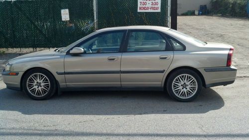 2001 volvo s80 t6 sedan 4-door 2.8l executive edition factory nav in dash