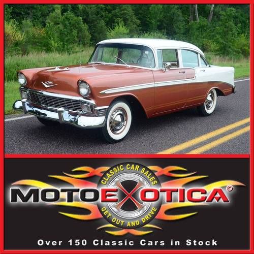1956 chevy bel air, full nut &amp; bolt restoration, investment grade, numbers match