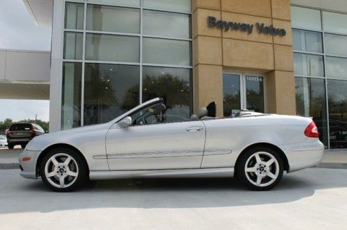 Clk 500 amg sport 5.0l v8 convertible extra clean low miles $63k sticker