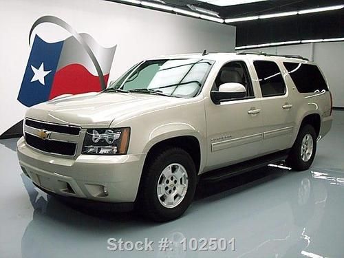 2013 chevy suburban lt htd leather sunroof dual dvd 22k texas direct auto