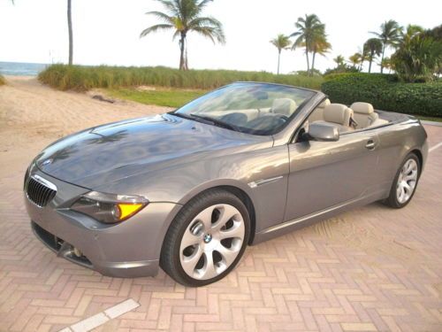 06 bmw 650i convertible*low reserve*awesome look*lux&amp;sport@best*great export*fla