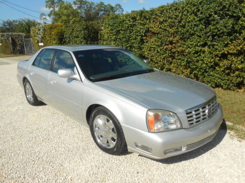 02 cadillac deville dts 1 owner heated seats leather  excellent service records