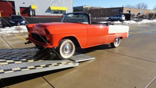 1955 gypsy red bel air convertible to be restored