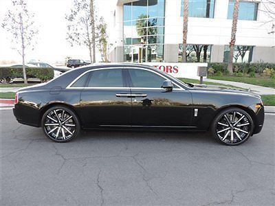 2013 rolls royce ghost black over black loaded pano roof theater package tables