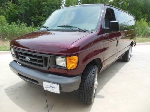 07 ford e-350 15 passenger 1 one owner fleet maintained clear carfax non-smoker