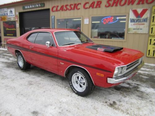 1972 dodge dart demon -- documented by a broadcast sheet with correct code