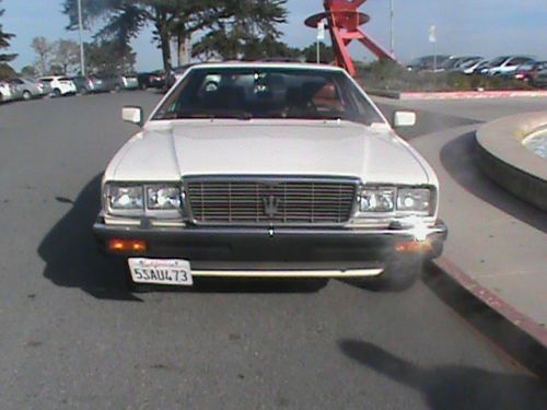 Extremely rare 1984 maserati quattroporte iii/royale 84k automatic with books