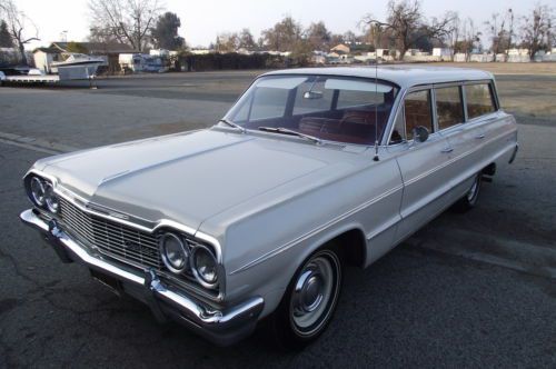 *** gorgeous 1964 chevrolet impala 4-door wagon - all original survivor! ***