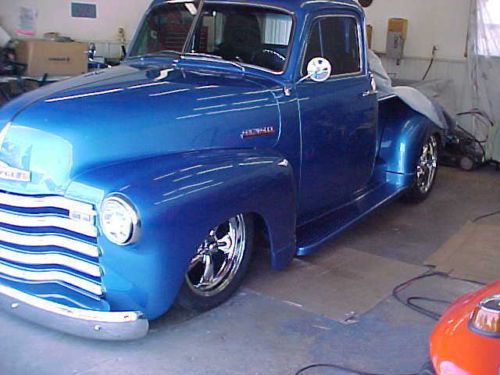 1951 chevy truck 5 window 3100 1/2ton custom street rod